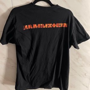 RAMMSTEIN Rock Tee Shirt black men’s size Medium